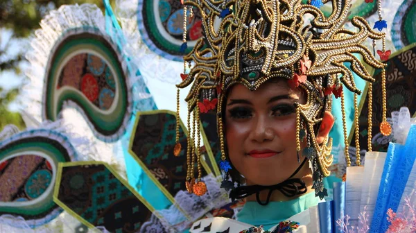 Pekalongan Indonesië Oktober 2019 Mooie Vrouwen Knappe Mannen Doen Mee — Stockfoto