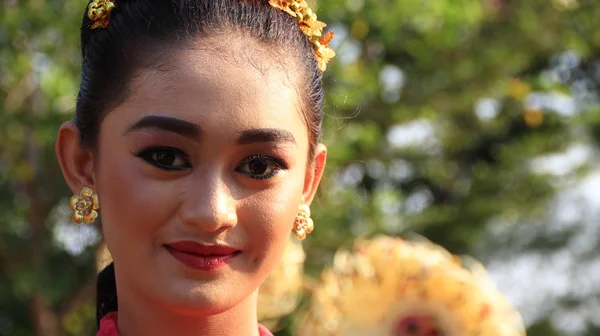 Pekalongan Indonesia Ottobre 2019 Bellissime Donne Bellissimi Uomini Partecipano Indossando — Foto Stock