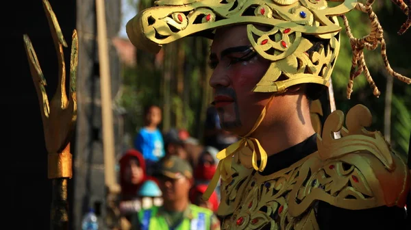 Pekalongan Indonesia Octubre 2019 Mujeres Hermosas Hombres Guapos Participan Usando — Foto de Stock