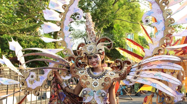 Pekalongan Indonesia Жовтня 2019 Красиві Жінки Вродливі Чоловіки Беруть Участь — стокове фото