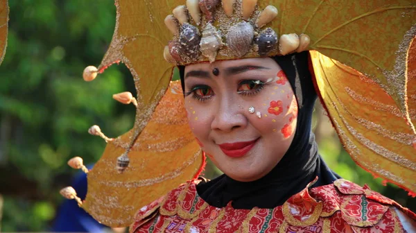 Pekalongan Indonesië Oktober 2019 Mooie Vrouwen Knappe Mannen Doen Mee — Stockfoto