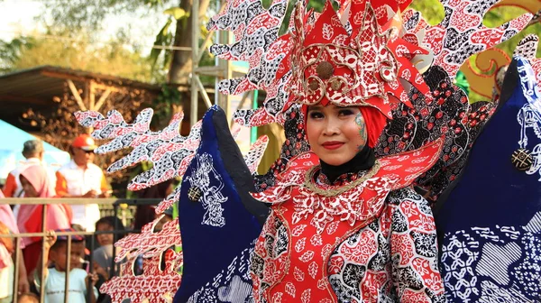 Pekalongan Indonésia Outubro 2019 Mulheres Bonitas Homens Bonitos Participam Vestindo — Fotografia de Stock