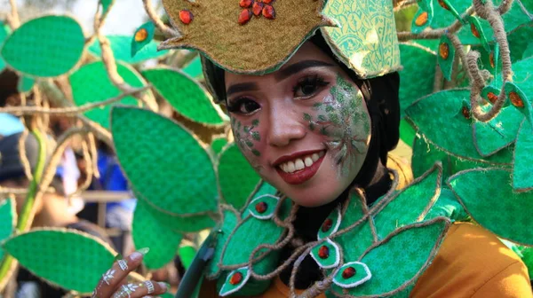 Pekalongan Indonesia Жовтня 2019 Красиві Жінки Вродливі Чоловіки Беруть Участь — стокове фото