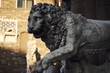 İtalyan aslan heykeli