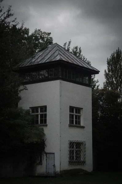 Dachau, Almanya Dachau Nazi Toplama Kampı gözetleme kulesi