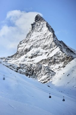 Matterhorn Doğu duvarına yakından bakmak 