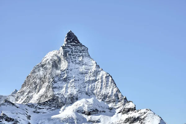 Zermatt'tan Matterhorn Doğu yüzüne yakından bakmak