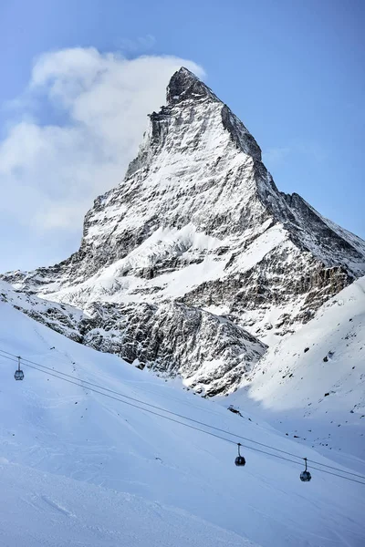 Close Look op de Matterhorn East Wall — Stockfoto