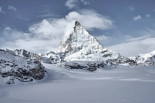 Wspaniały widok na Matterhorn East Wall — Zdjęcie stockowe