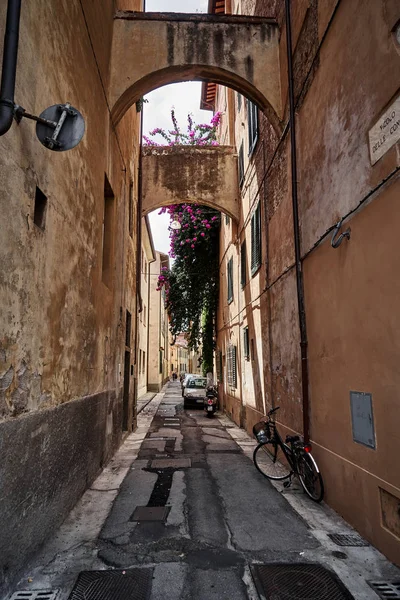 Bela rua velha em Florença Toscana, Itália — Fotografia de Stock