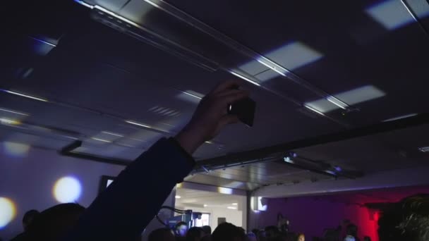 Zalec Eslovénia Dezembro 2017 Alguém Está Tirando Fotos Durante Evento — Vídeo de Stock
