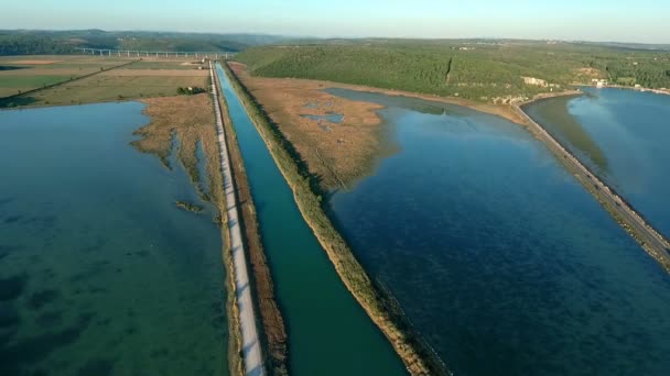 Όμορφο Τοπίο Στην Παραλία — Αρχείο Βίντεο