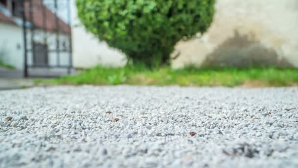 Deux Personnes Passent Porte Pour Entrer Dans Église — Video