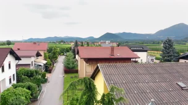 Podemos Ver Bairro Beira Cidade Tudo Verde Primavera Verão — Vídeo de Stock