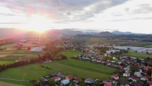 Coração Eslovénia Paisagem Bonita Verde Uma Época Incrível Ano Tiro — Vídeo de Stock