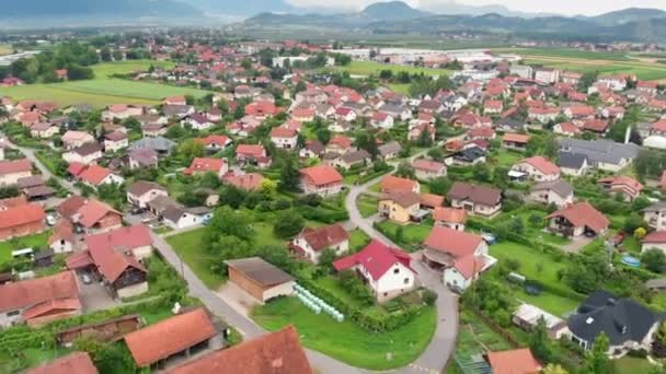 Beaux Quartiers Verts Vue Aérienne Village Est Vraiment Bien Arrangé — Video