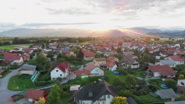 Nature Est Splendide Magnifique Vue Aérienne Slovénie Est Petit Mais — Video