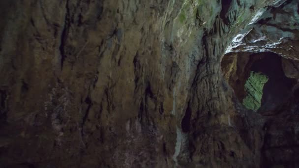 Zalec Celje Slovenia 2017年5月スロベニアには洞窟ペケルと呼ばれる大小の洞窟があります 狭い道もそこにあるので 訪問者は自由に歩くことができ 落下の恐れはありません — ストック動画