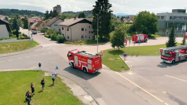 Domzale Slovenia Hazi Ran 2018 Tfaiye Ekibinin Eğitim Görüntüleri — Stok video