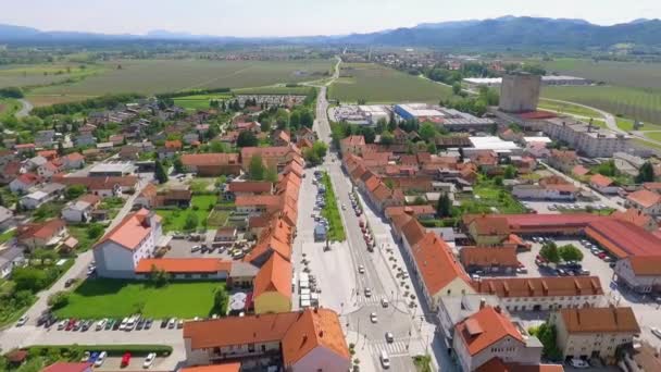 Zalec Celje Słowenia Maj 2017 Piękne Miasteczko Środku Słowenii Jest — Wideo stockowe
