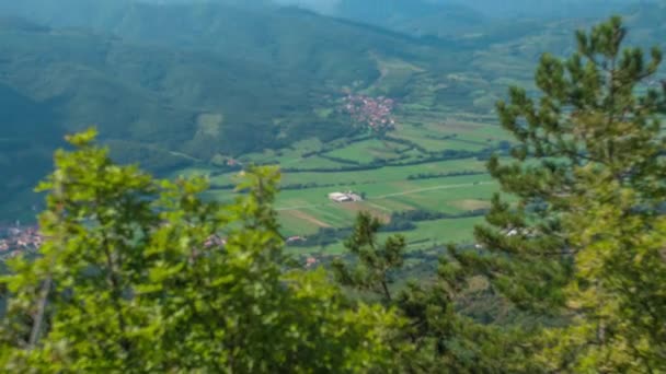 Prachtige Groene Natuur Zomermaanden Een Prachtig Uitzicht Slovenië Echt Geweldig — Stockvideo