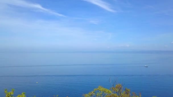 Kleur Van Zee Lucht Zijn Hetzelfde Een Dag Mooi Mooi — Stockvideo