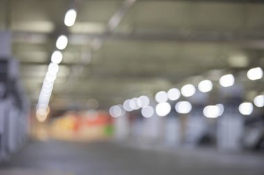 Bulanıklık yer altı otoparkı abstract, yer altı otoparkı garaj boş