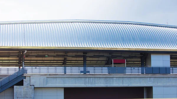 Site Construction Train Aérien Terminal Passagers Bts Sky Train Est — Photo