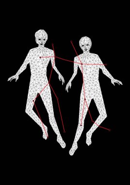 Gemini burcu siyah beyaz takımyıldızı. Astroloji tahminleri için dijital burç sembolü aslan. Zodiacal işaret takımyıldızı. Soyut kristal izole edilmiş kara mitoloji hayvanı