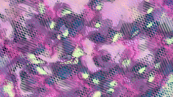 Abstracte Paarse Achtergrond Met Roze Cel Fel Gele Vlekken — Stockfoto