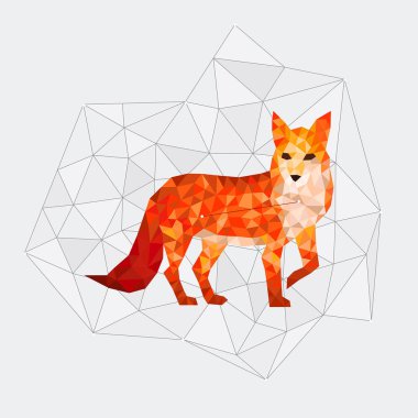 Tucana Takımyıldızı 'nın yıldız çizgisi. Yıldızları ve takımyıldızları olan üçgen dijital sanat tukanları. Kristal uzay dizaynı yıldızlı gökyüzü hayvanı. Gri arkaplanda yıldızlar olan siluet bir kuş