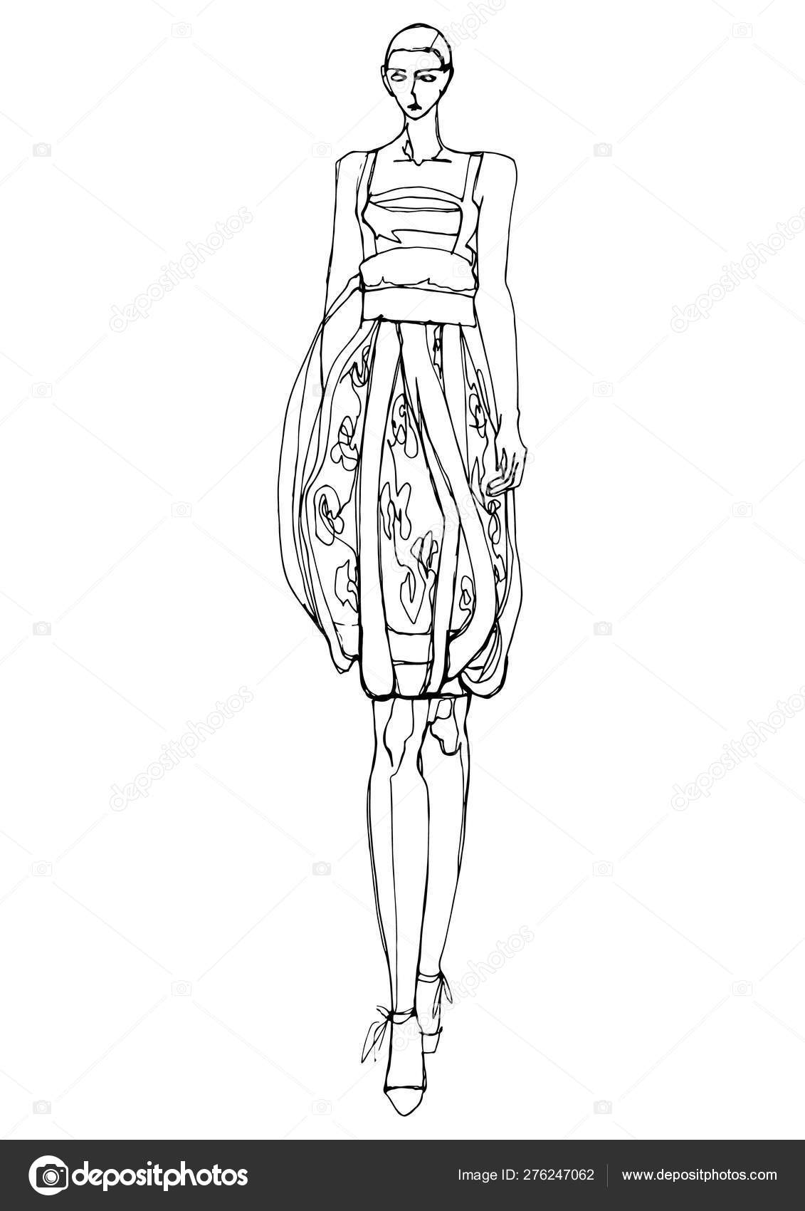 Mode Dessin Maquette Main Posant Femme Vetements Mode Croquis Ligne Image Libre De Droit Par Arctiumstudio C Mode Dessin Maquette Main Posant Femme Vetements Mode Croquis Ligne Image Libre De Droit Par Arctiumstudio C