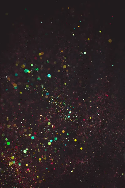 Abstract background with color particles