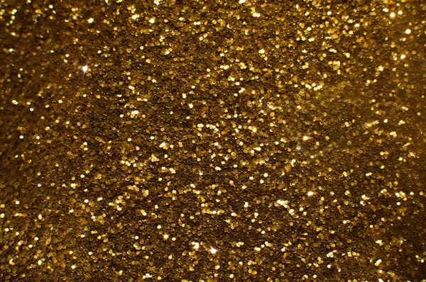 Sfondo astratto con particelle d'oro scintillanti — Foto Stock