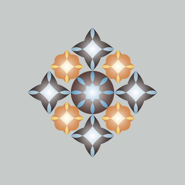 Jewelry made of precious stones. Made in a realistic style. Can be used as an emblem