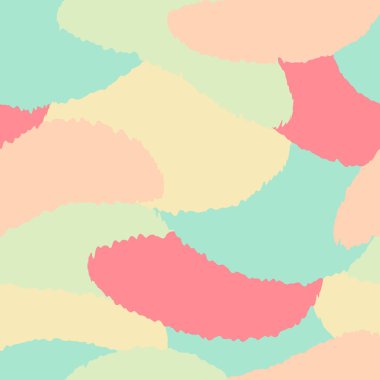 Pastel renklerde dekoratif lekeler ile Dikişsiz desen. Soyut vektör arka plan.