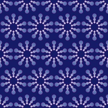 Yıldızlarla soyut ve kusursuz desen. Renkli vektör illüstrasyon