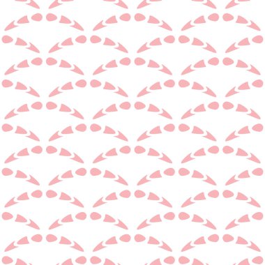 Dalgaya benzer elementlerle soyut, pürüzsüz bir desen. Vektör arkaplanı