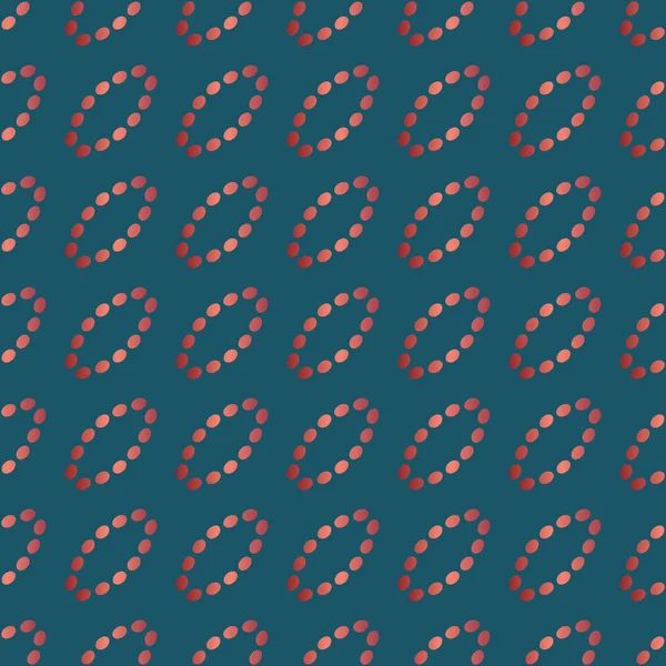 Noktalı çizgileroval ile dikişsiz desen. Taklit ipek nakış. Vektör arka planı