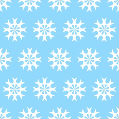 Kar taneleriyle kusursuz bir şablon. Kış arkaplanı.