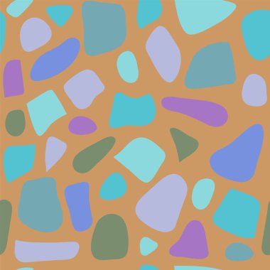 Terrazzo seamless modeli. Desen kağıt, duvar kağıdı, terrazzo sarma için ideal döşeme.