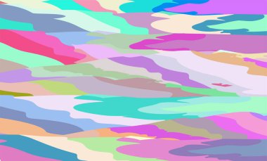 Çok renkli çizimle soyut arkaplan. Modern sanat.