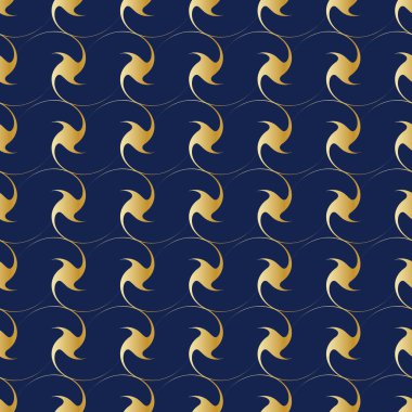 Soyut, altın, pürüzsüz desen. Bayram afişi. Vektör çizimi. EPS10