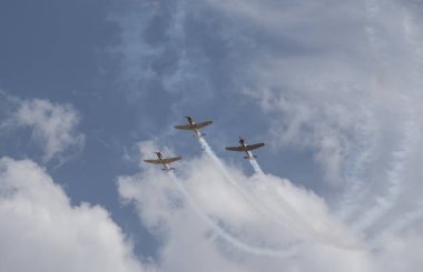 akrobasi uçağı uçuş