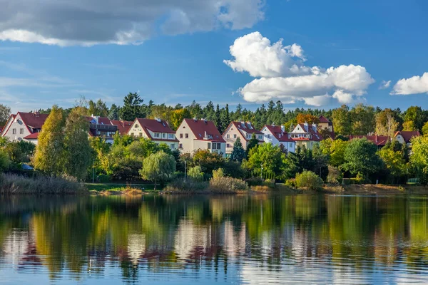 Long Lake Olsztyn Warmia Och Mazury Polen Europa Stockfoto