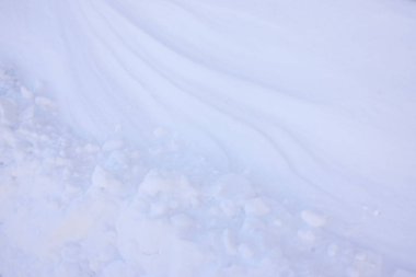 Kar ve Rüzgar kurulan kar dalgalar tarım ortamında kombine.