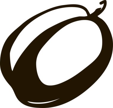 Beyaz arka plan vektör illüstrasyon izole Erik siluet.