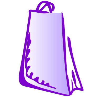 hediye simgesi beyaz arka plan üzerinde gösterimi