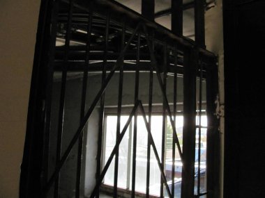 Sokak penceresi. Kafes. Sovyet Sonrası.