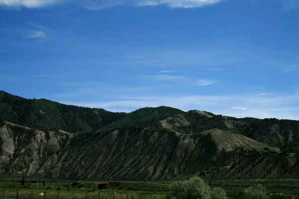 Zelené Hory Kaňony Státu Colorado Čisté Počasí Nedaleko Colorada Nádherný — Stock fotografie